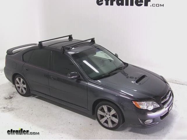 Yakima Q Tower Roof Rack Installation 2008 Subaru Legacy Video
