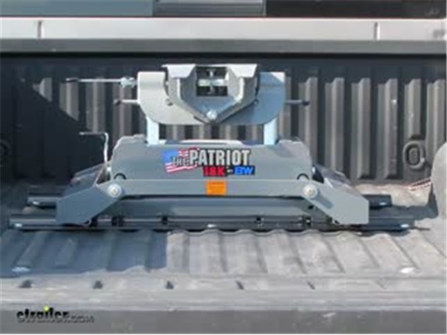 B And W Patriot 5th Wheel Trailer Hitch With Slider Review Video Etrailer Com
