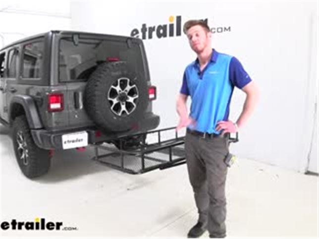 etrailer Hitch Cargo Carrier Review - 2020 Jeep Wrangler Unlimited Video |  