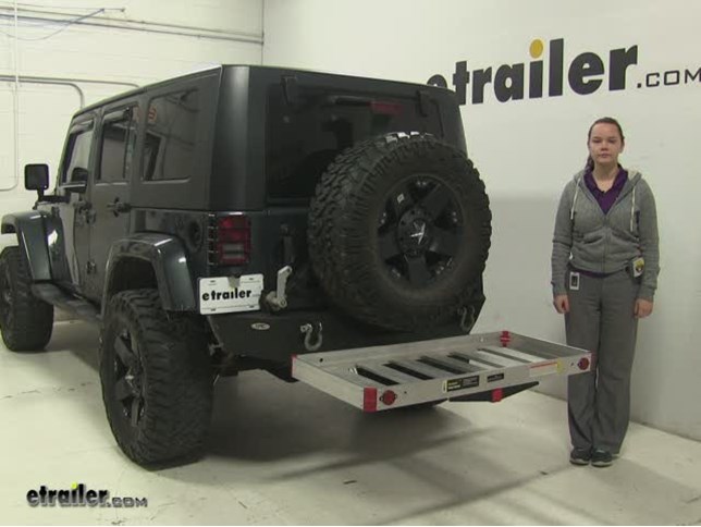 MaxxTow Hitch Cargo Carrier Review - 2007 Jeep Wrangler Unlimited Video |  