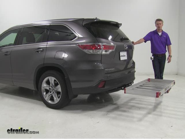 Matow Hitch Cargo Carrier Review 2016 Toyota Highlander Video Matow Hitch Cargo Carrier Review 2016 Toyota Highlander Video Etrailer
