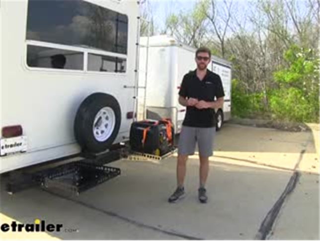 Mount N Lock Gennygo Rv Bumper Mounted Generator And Cargo Carrier Kit Review Video Etrailer Com