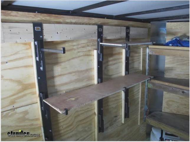 Enclosed Trailer Shelving >> Rackem Side Wall Shelf Supports Review Video Etrailer Com Enclosed Trailer Shelving >> Rackem Side Wall Shelf Supports Review Video Etrailer Com