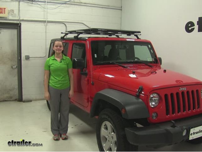 Rhino Rack Roof Cargo Carrier Review - 2015 Jeep Wrangler Unlimited Video |  