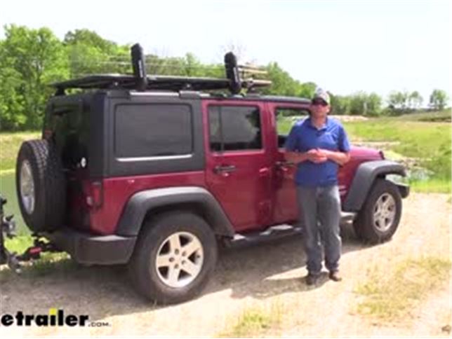 Rhino-Rack Pioneer Platform Rack Ski and Fishing Rod Carrier Review Video