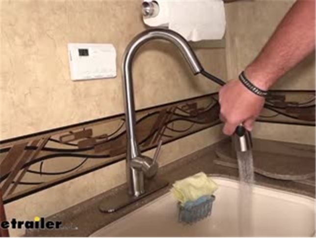 Review of the RV Kitchen Faucet w/ Pull Down Spout Video | etrailer.com