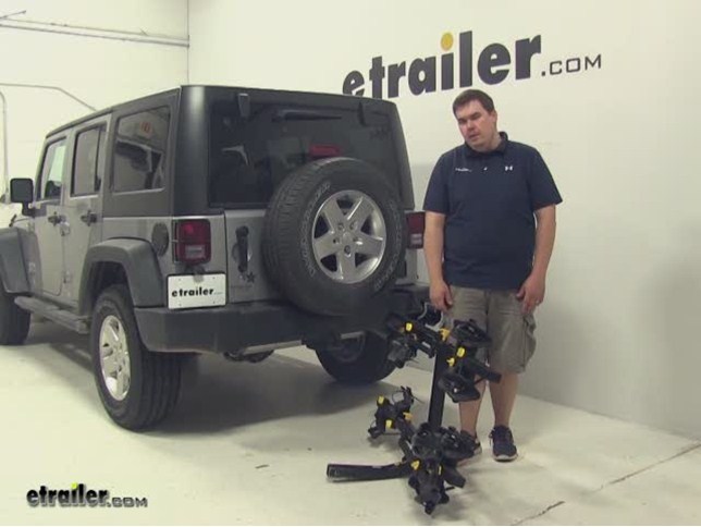 Saris Freedom Hitch Bike Racks Review - 2014 Jeep Wrangler Unlimited Video  