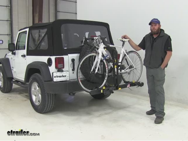 Saris Freedom Spare Tire Bike Racks Review - 2016 Jeep Wrangler Video |  