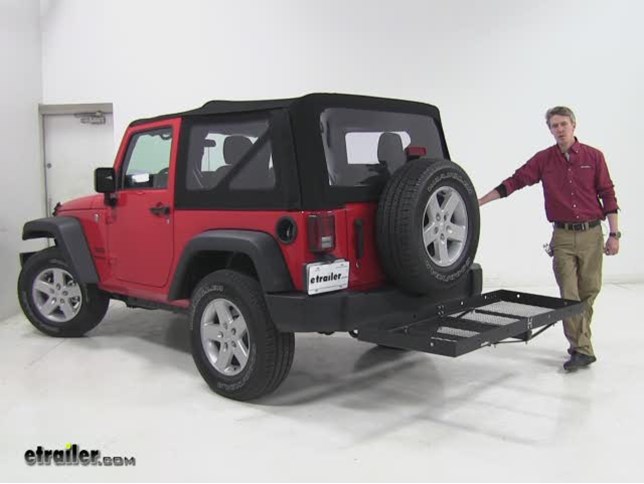 Stromberg Carlson Hitch Cargo Carrier Review - 2016 Jeep Wrangler Video |  