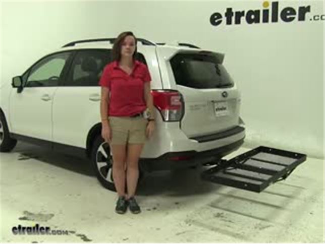 Stromberg Carlson Hitch Cargo Carrier Review 2017 Subaru Forester Stromberg Carlson Hitch Cargo Carrier Review 2017 Subaru Forester Video Etrailer