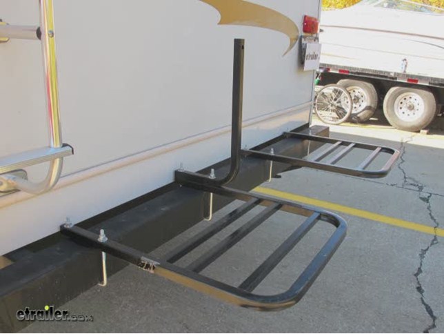 rv rear bumper bike rack