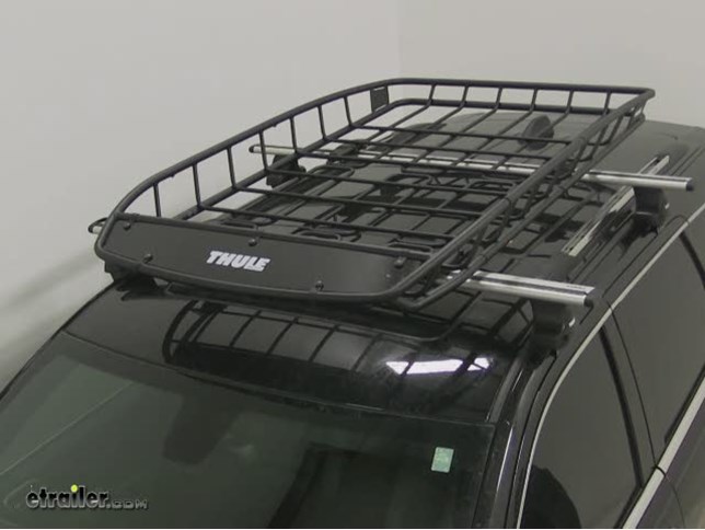 Thule Canyon Roof Cargo Basket with Extension Review Video