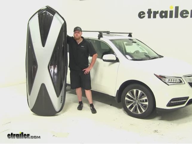 Thule Hyper Xl Roof Cargo Carrier Review 2016 Acura Mdx Video Thule Hyper Xl Roof Cargo Carrier Review 2016 Acura Mdx Video Etrailer