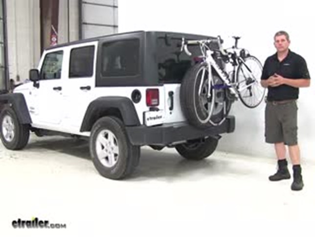 Thule Spare Tire Bike Racks Review - 2016 Jeep Wrangler Unlimited Video |  