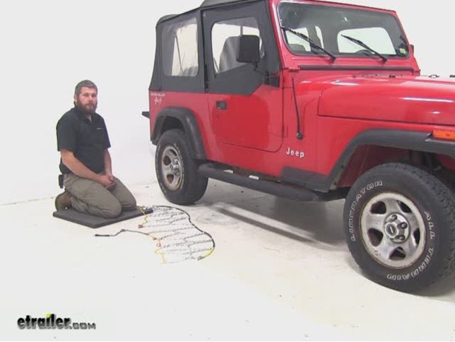 Titan Chain Tire Chains Review - 1995 Jeep Wrangler Video 