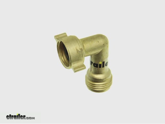 Camco water hose brass elbow degree rv fresh