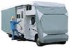 Classic Accessories PolyPro III Deluxe RV Cover for Class C Motorhomes in Gray.
