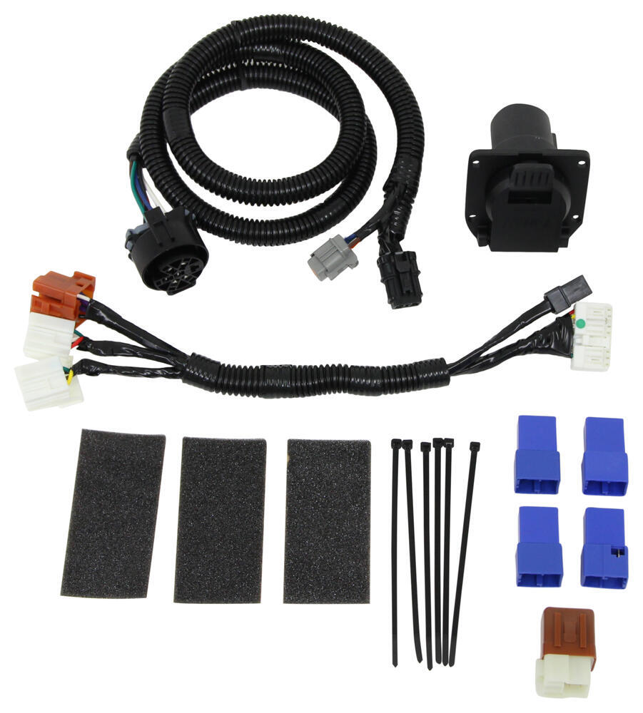 2018 Nissan Pathfinder T-One Vehicle Wiring Harness for Factory Tow Package - 7-Way Trailer Connector