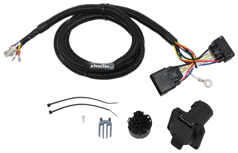 2018 Ford F-150 T-One Vehicle Wiring Harness with 7-Way Trailer Connector 2018 Ford F150 7 Pin Trailer Wiring