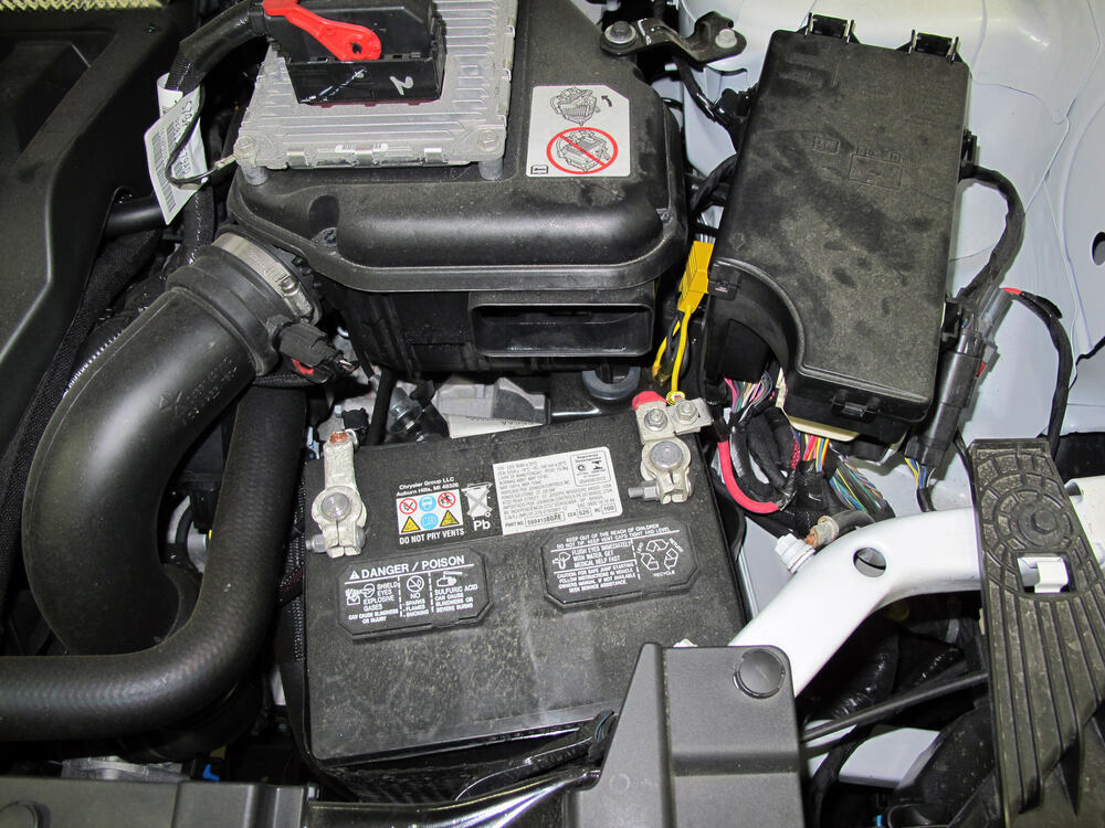 2014 Jeep Compass T-One Vehicle Wiring Harness with 4-Pole Flat Trailer