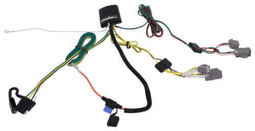2016 Volvo XC90 T-One Vehicle Wiring Harness with 4-Pole Flat Trailer