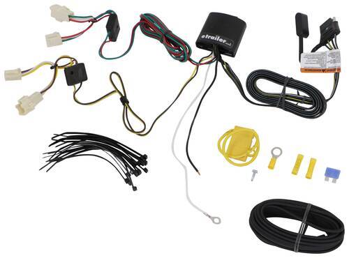 2019 Toyota RAV4 T-One Vehicle Wiring Harness with 4-Pole Flat Trailer