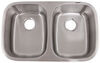 Patrick Distribution double bowl RV kitchen sink.