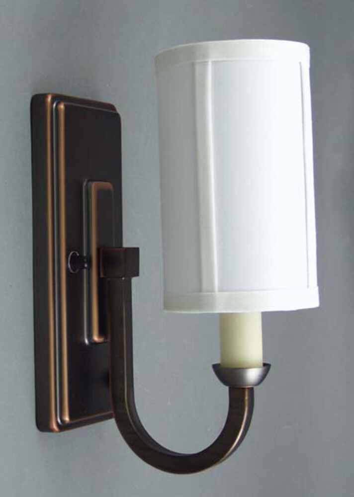 Gustafson RV Sidewall Light - Weathered Copper - Off White Shade Gustafson Lighting RV Lighting ...