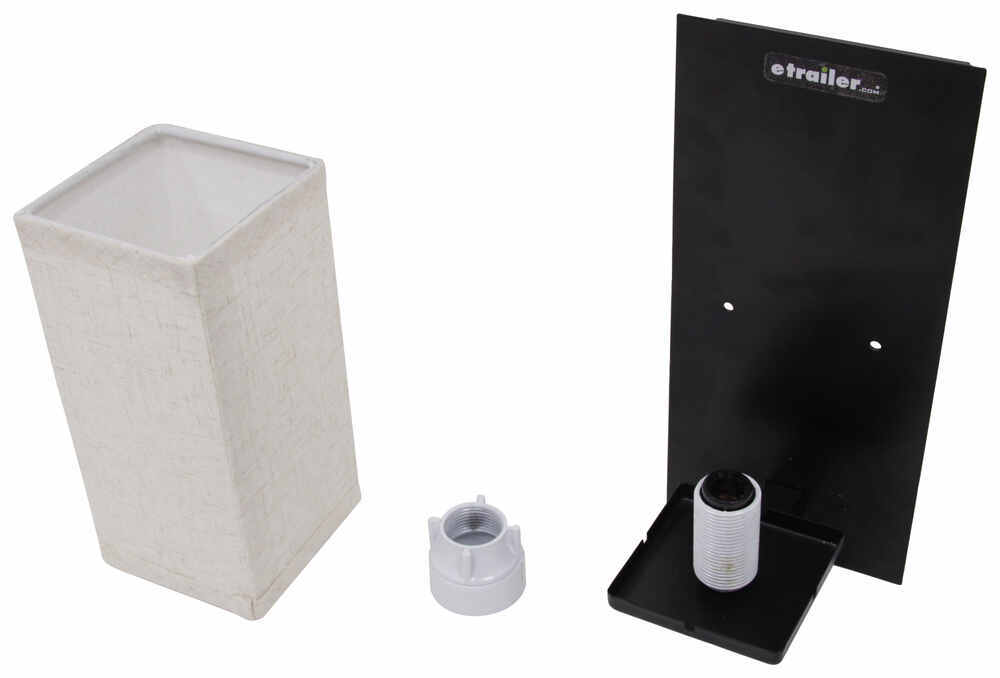 Gustafson RV Wall Light w/ Rectangular Shade - Flat Black Gustafson Lighting RV Lighting 277 ...