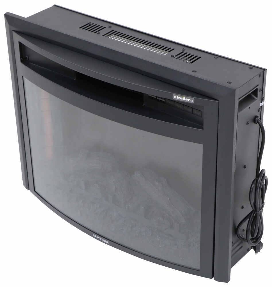 Greystone 26" Curved Electric Fireplace with Remote Control Greystone