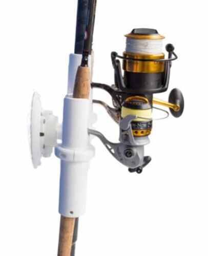 SeaSucker Rod Holder - Vacuum Mount - White - Vertical SeaSucker Marine  Fishing Rod Holders SEA94FR