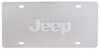 DWD Plastics stainless steel Jeep license plate.