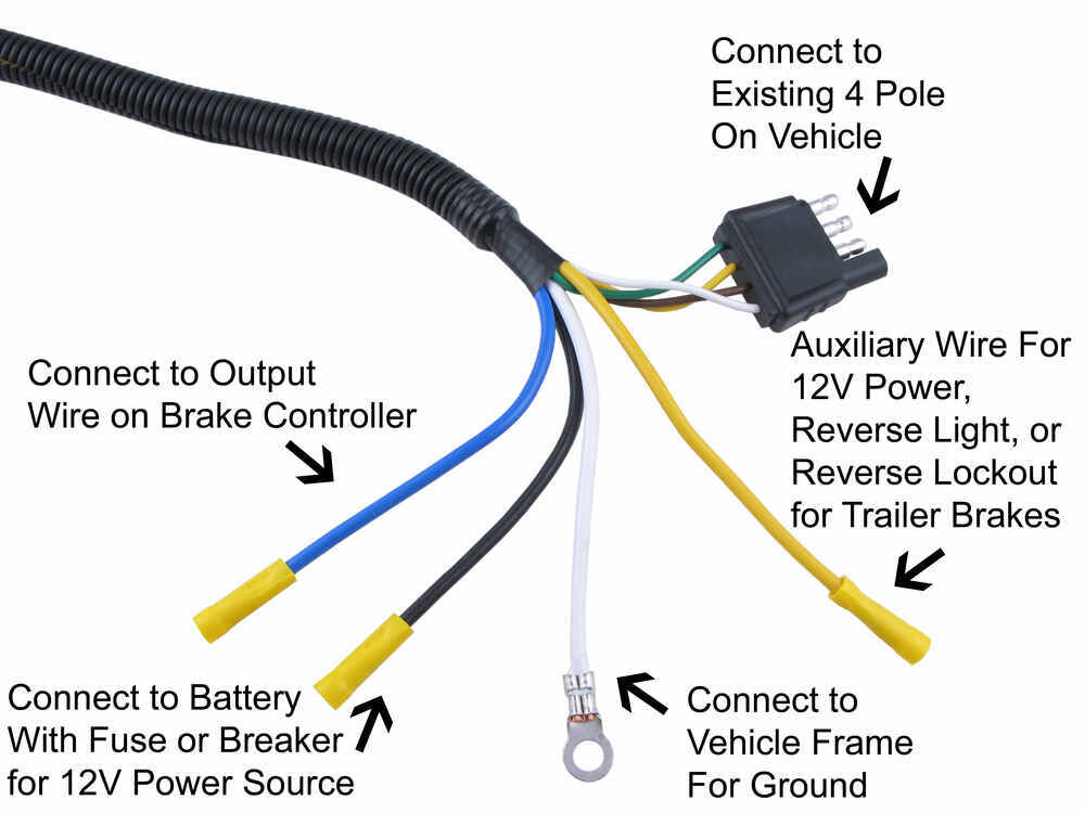 Separate Brake Light Turn Light Converter With 7 Pin Trailer Wiring Diagram from www.etrailer.com