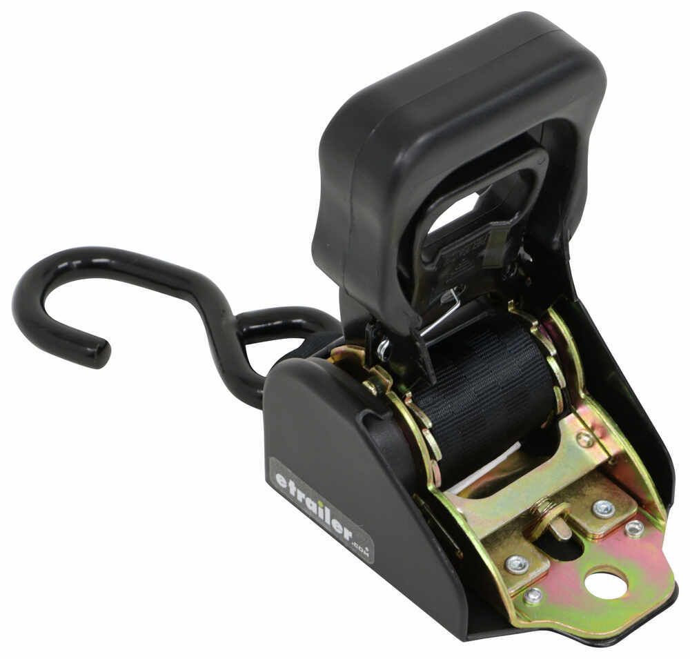 ProGrip Retractable Ratchet TieDown Strap Bolt On 17/8" x 4