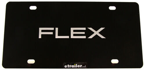 Compare Ford Flex License Vs Etrailer Dwd Plastics License Plates And Frames 317225