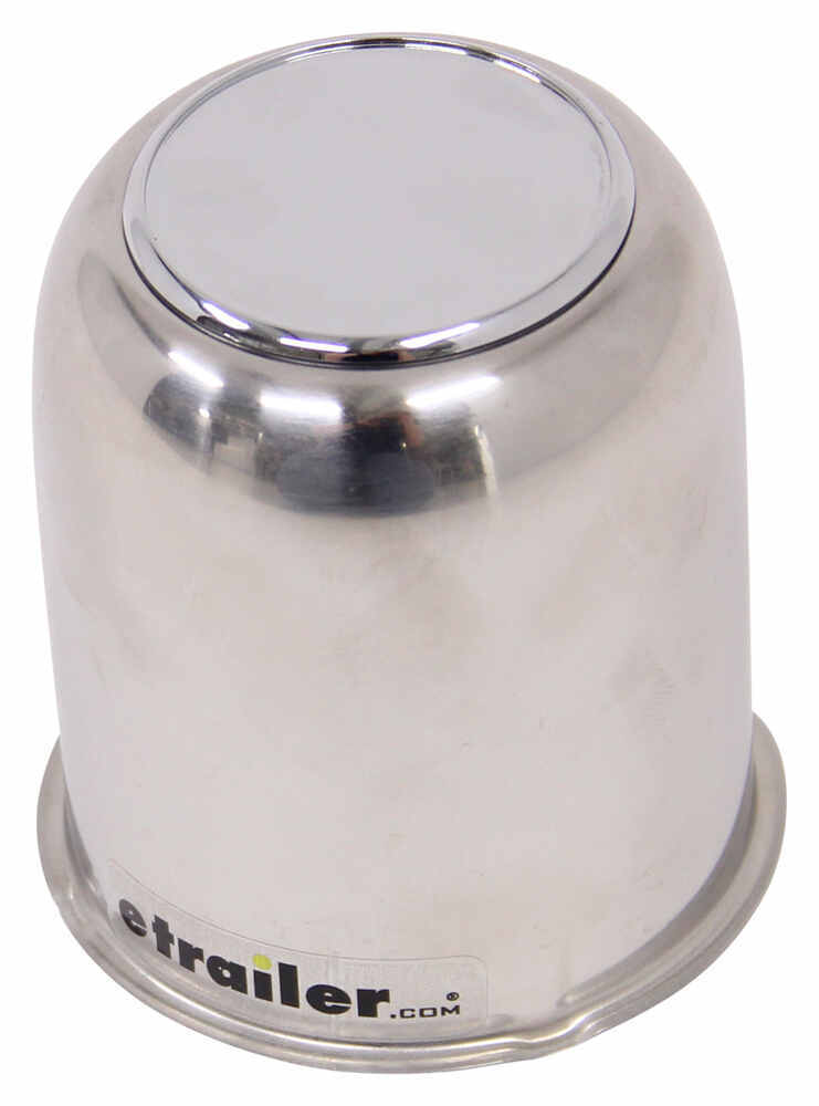 Trailer Wheel Center Cap, Stainless Steel, 3.19" Pilot 