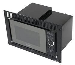 Greystone Built In Microwave With Trim Kit 0 9 Cu Ft Black Greystone Built In Microwave With Trim Kit 0 9 Cu Ft Black