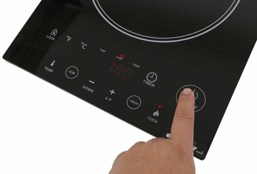 Greystone Induction Cooktop for RVs Single Burner 1300 Watt 120V