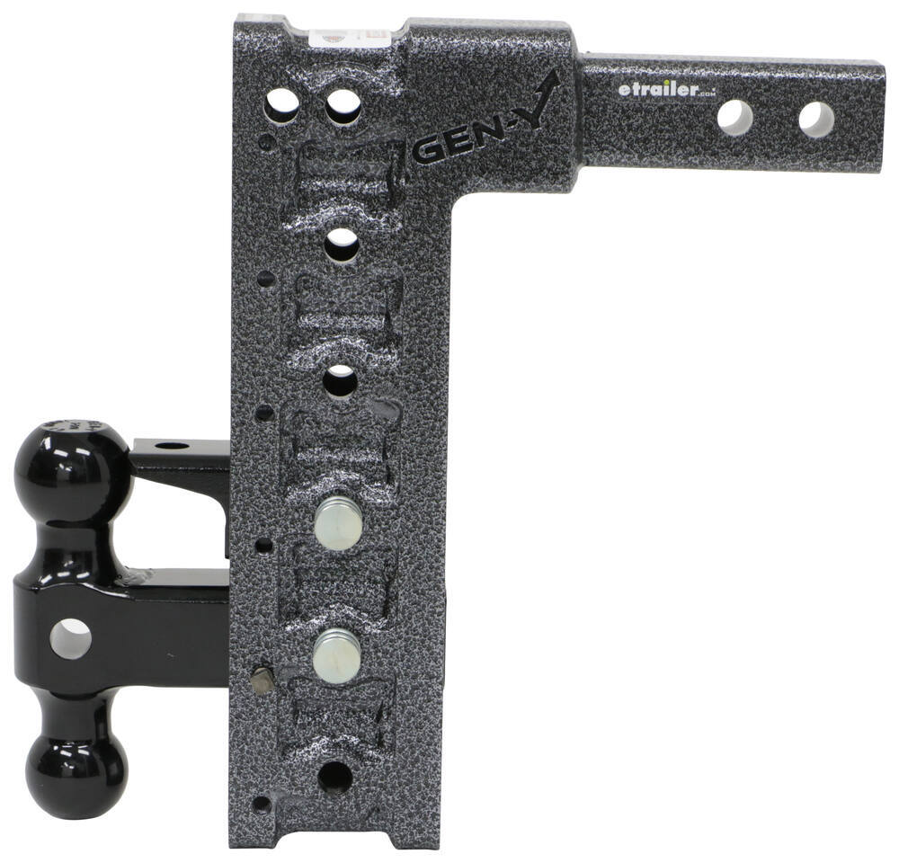 Adjustable Tow Hitch >> Gen-Y Adjustable 2-Ball Mount w/ Stacked Receivers - 2 ... Adjustable Tow Hitch >> Gen-Y Adjustable 2-Ball Mount w/ Stacked Receivers - 2 ...