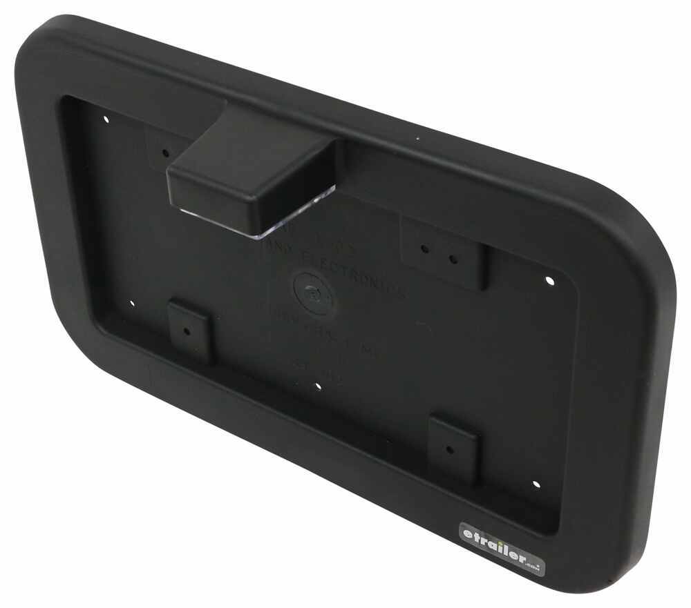 Trailer License Plate Holder with LED Light 3 Diodes Clear Lens