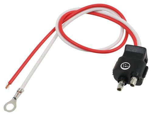 2-Wire Pigtail for Trailer Lights - 2-Prong PL-10 Plug Command Electronics Accessories and Parts ...