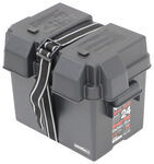 Snap-Top Battery Box with Strap for Group 24 Batteries - Vented