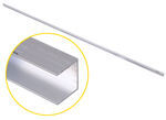 P&F Products C-Channel for Enclosed Trailers - Serrated - Aluminum