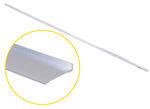 P&F Products Flat Rub Rail Trim for Enclosed Trailers - Aluminum