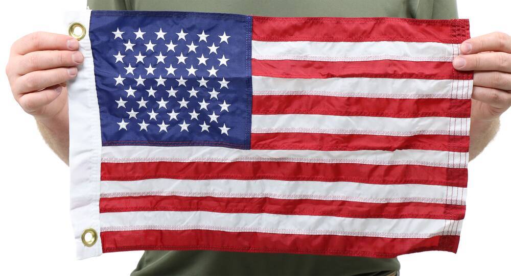 Taylor Made USA Boat Flag Kit for Pontoon Boats - 12" Tall 