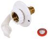 Water JR PRoducts RV city water inlet with brass check valve.