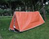 Orange AceCamp multi-layer reflective tube tent.