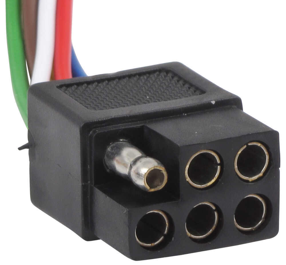 6-Pole Square Trailer Wiring Connector Kit (Car and Trailer Ends