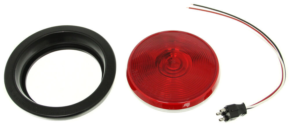 Peterson Trailer Tail Light W Grommet And Plug - Stop Turn Tail - Incandescent - Round