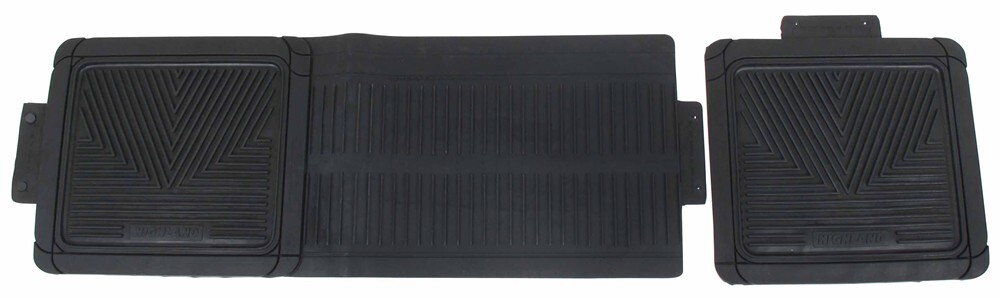Auto Floor Mats All Weather Rear One Piece Look Black